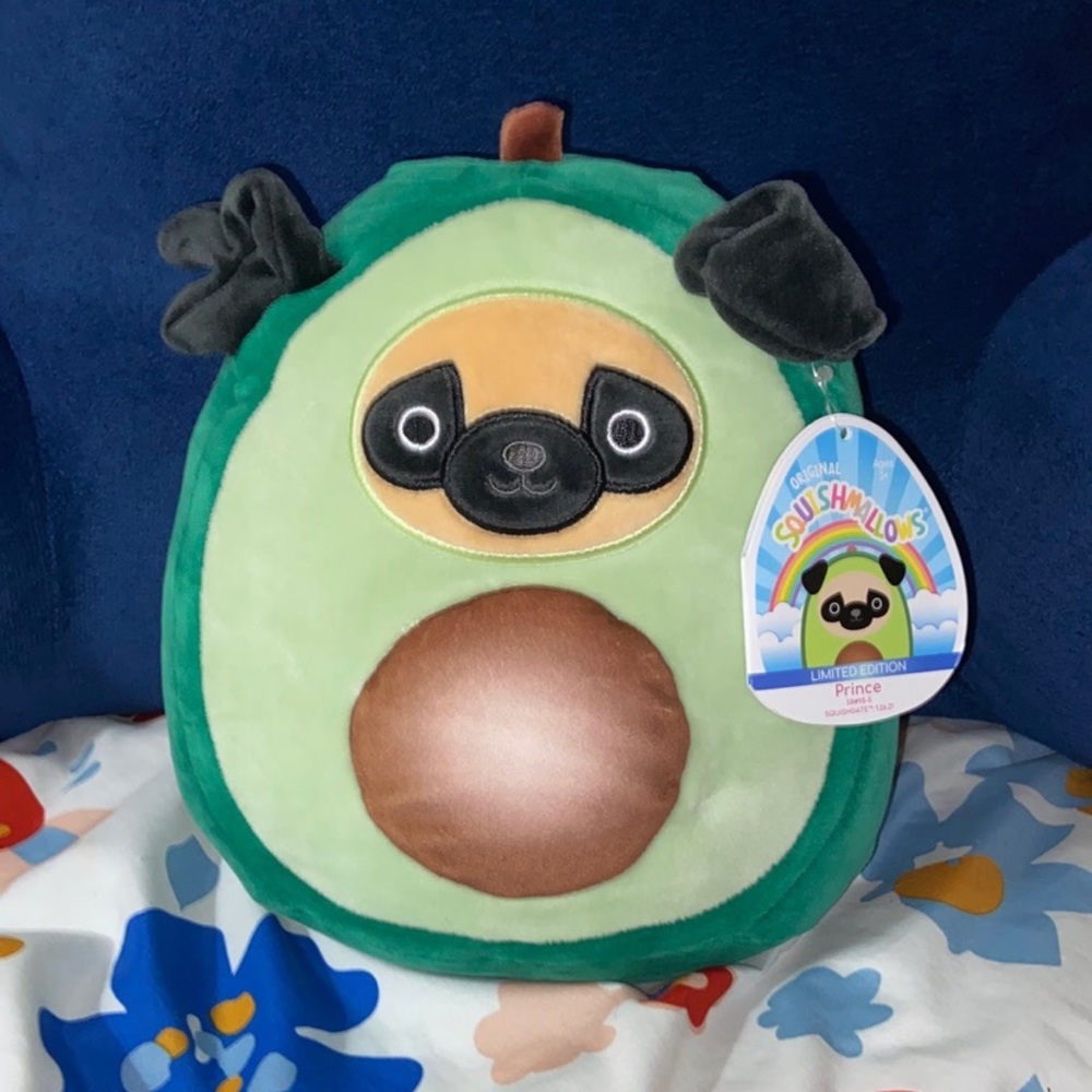 Prince the pug 8” squishmallow